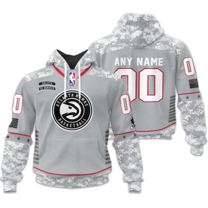 LIMITED EDITION - NEW CUSTOMIZED NBA17 AH ATLANTA HAWKS UNISEX T-SHIRT, POLO, HOODIE & JACKETS