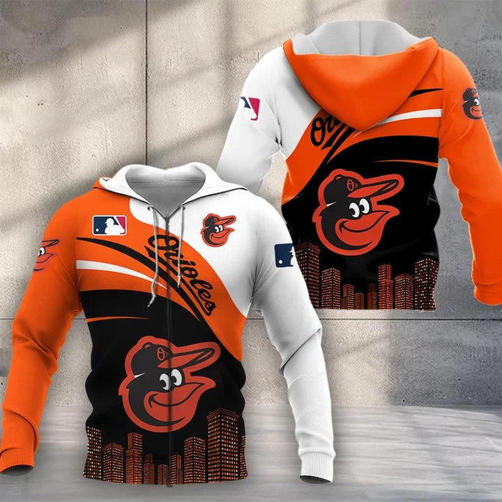 LIMITED EDITION - NEW CUSTOMIZED MLB25 BOS BALTIMORE ORIOLES UNISEX T-SHIRT, POLO, HOODIE & JACKETS