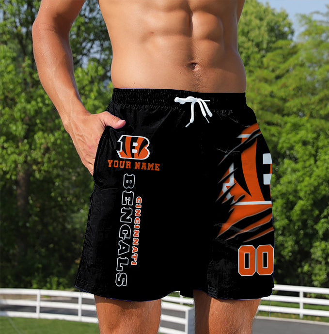 LIMITED EDITION - NEW PREMIUM NFL16 CCB CINCINNATI BENGALS SHORT PANTS