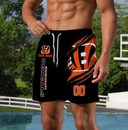 LIMITED EDITION - NEW PREMIUM NFL16 CCB CINCINNATI BENGALS SHORT PANTS