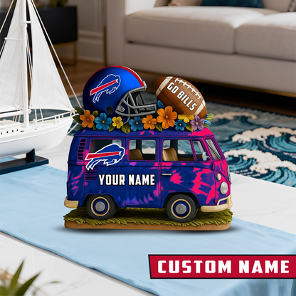 LIMITED EDITION - NEW CUSTOMIZED NFL03 BFB BUFFALO BILLS BUS ACRYLIC BLOCK