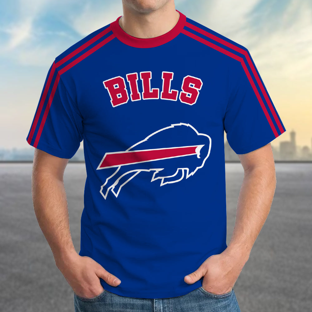 LIMITED EDITION - NEW PREMIUM NFL03 BFB BUFFALO BILLS UNISEX T-SHIRT