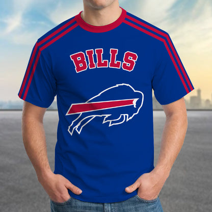 LIMITED EDITION - NEW PREMIUM NFL03 BFB BUFFALO BILLS UNISEX T-SHIRT