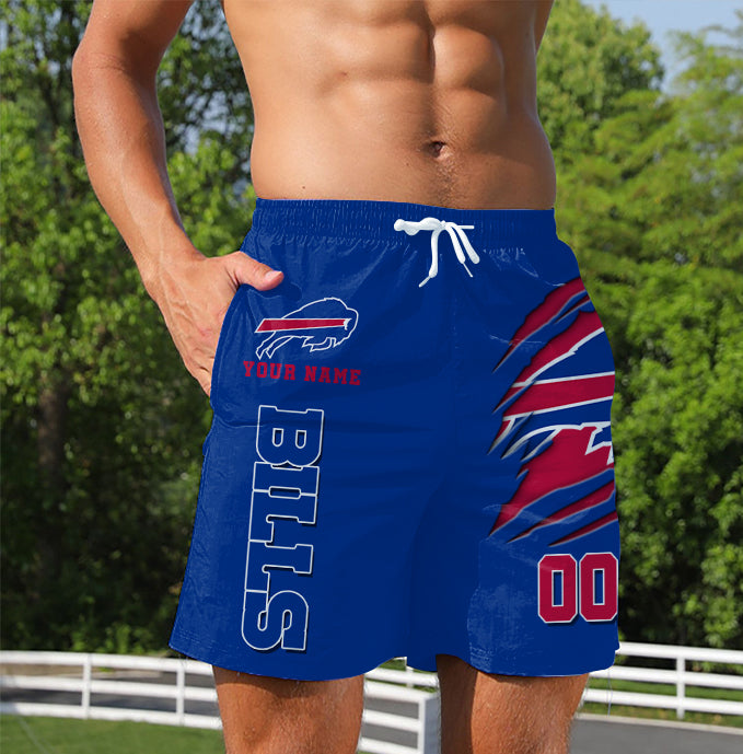 LIMITED EDITION - NEW PREMIUM NFL03 BFB BUFFALO BILLS SHORT PANTS