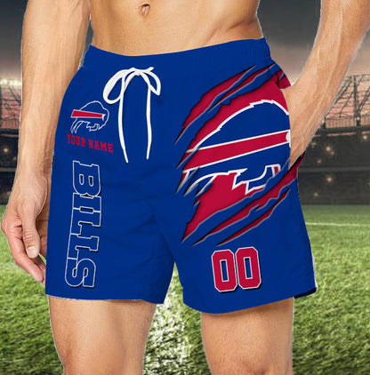 LIMITED EDITION - NEW PREMIUM NFL03 BFB BUFFALO BILLS SHORT PANTS