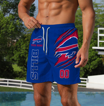 LIMITED EDITION - NEW PREMIUM NFL03 BFB BUFFALO BILLS SHORT PANTS