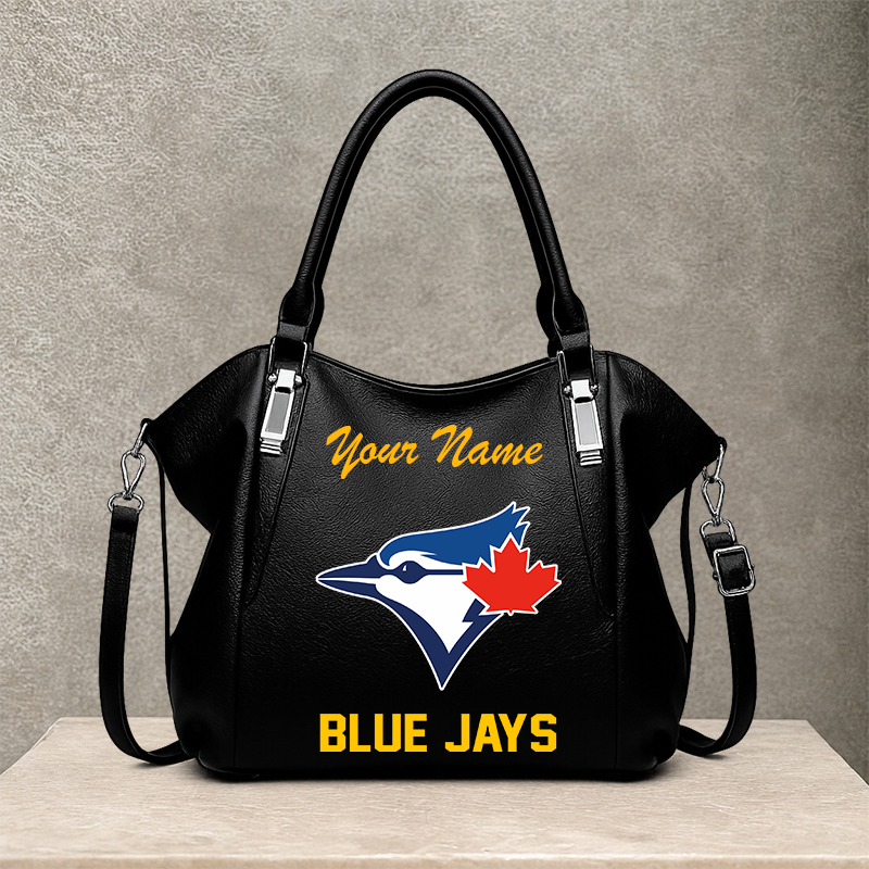 LIMITED EDITION - NEW CUSTOMIZED MLB12 TBJ TORONTO BLUE JAYS SHOULDER HANDBAG