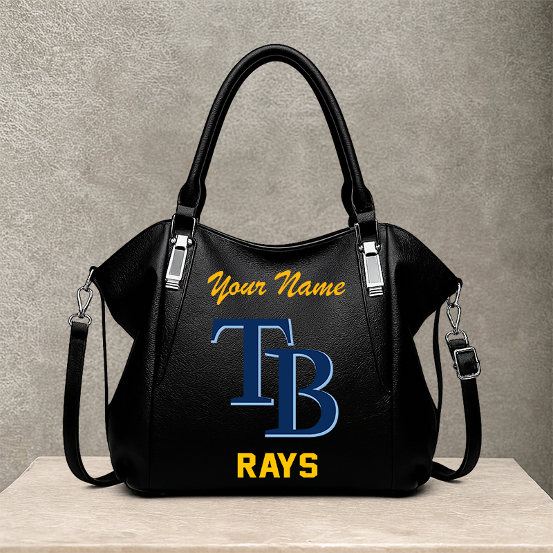 LIMITED EDITION - NEW CUSTOMIZED MLB21 TBR TAMPA BAY RAYS SHOULDER HANDBAG
