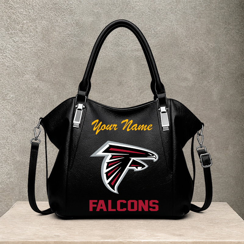 LIMITED EDITION - NEW CUSTOMIZED NFL18 ATF ATLANTA FALCONS SHOULDER HANDBAG