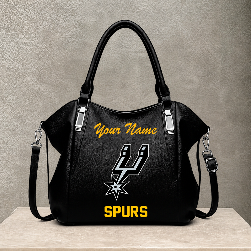 LIMITED EDITION - NEW CUSTOMIZED NBA23 SAS SAN ANTONIO SPURS SHOULDER HANDBAG