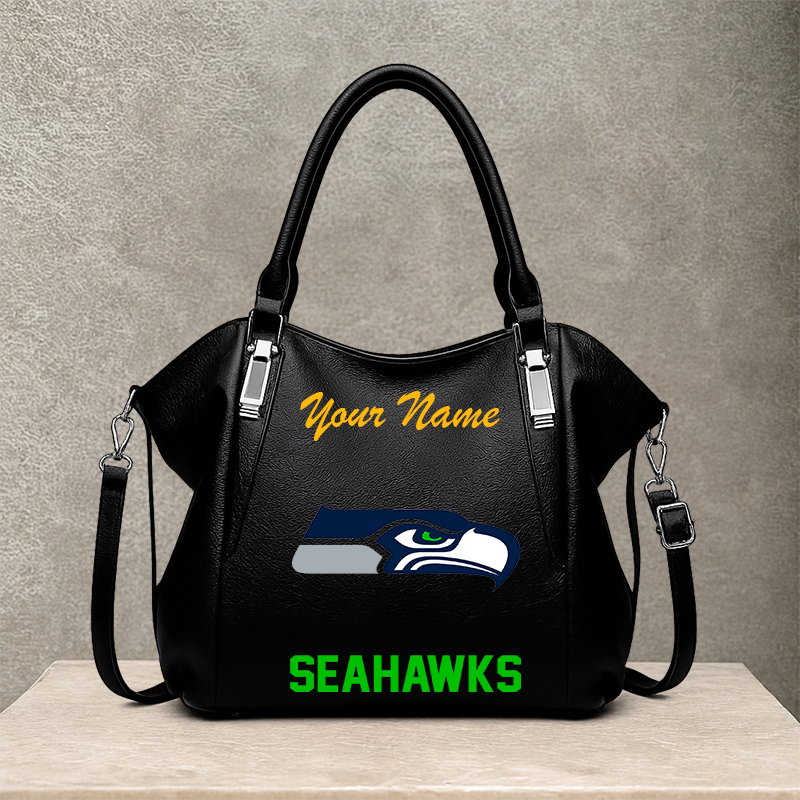LIMITED EDITION - NEW CUSTOMIZED NFL06 SSH SEATTLE SEAHAWKS SHOULDER HANDBAG