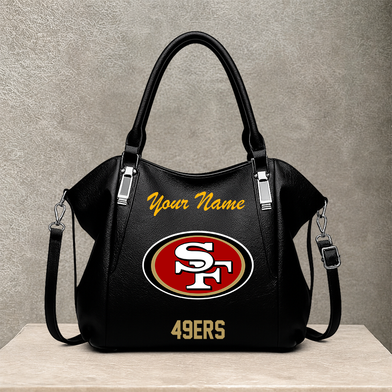 LIMITED EDITION - NEW CUSTOMIZED NFL11 SF49 SAN FRANCISCO 49ERS SHOULDER HANDBAG