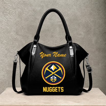 LIMITED EDITION - NEW CUSTOMIZED NBA08 DNU DENVER NUGGETS SHOULDER HANDBAG