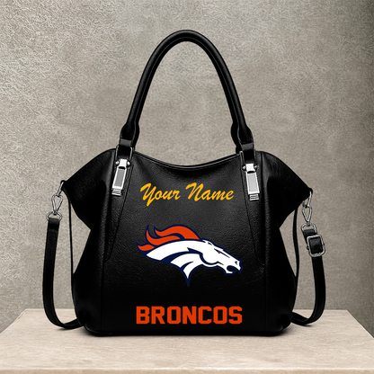 LIMITED EDITION - NEW CUSTOMIZED NFL13 DVB DENVER BRONCOS SHOULDER HANDBAG