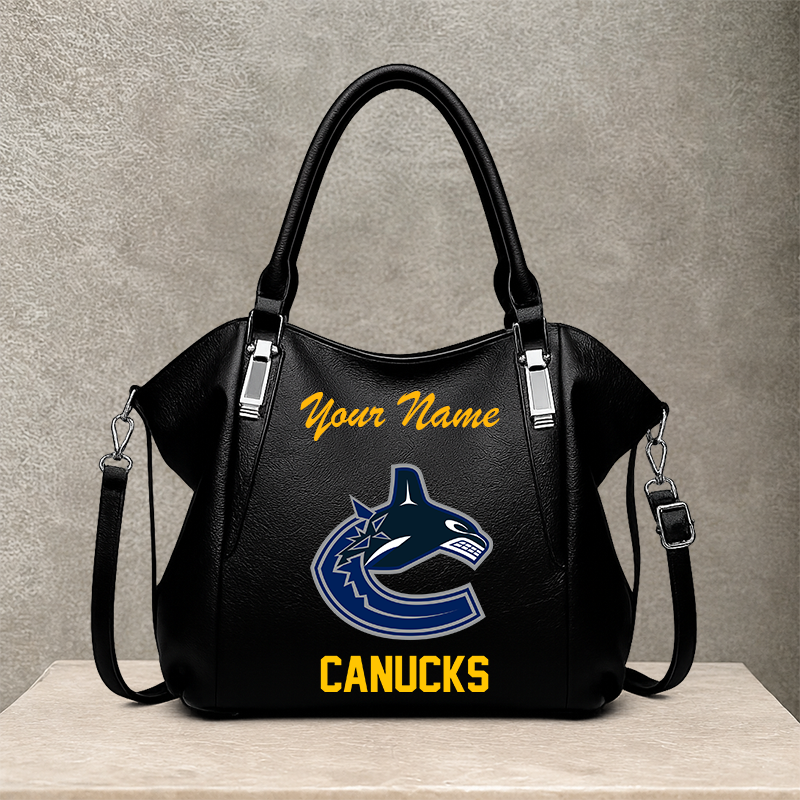 LIMITED EDITION - NEW CUSTOMIZED NHL19 VCC VANCOUVER CANUCKS SHOULDER HANDBAG
