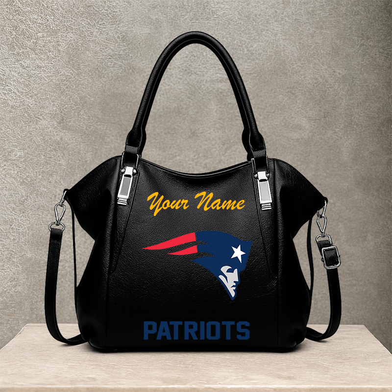 LIMITED EDITION - NEW CUSTOMIZED NFL27 NEP NEW ENGLAND PATRIOTS SHOULDER HANDBAG