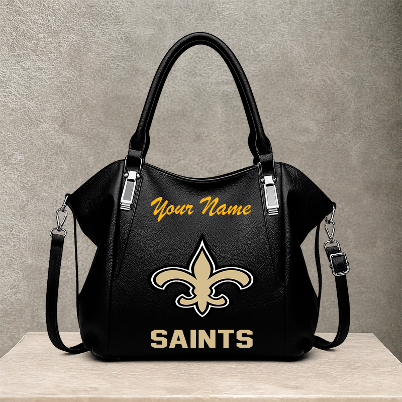 LIMITED EDITION - NEW CUSTOMIZED NFL24 NOS NEW ORLEANS SAINTS SHOULDER HANDBAG
