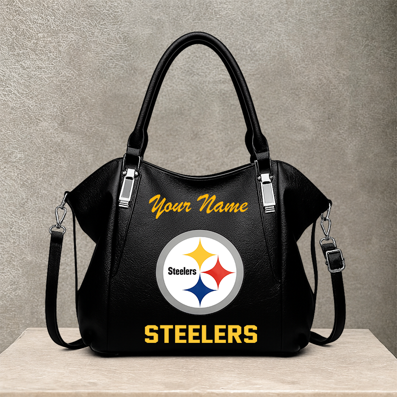 LIMITED EDITION - NEW CUSTOMIZED NFL14 PSB PITTSBURGH STEELERS SHOULDER HANDBAG