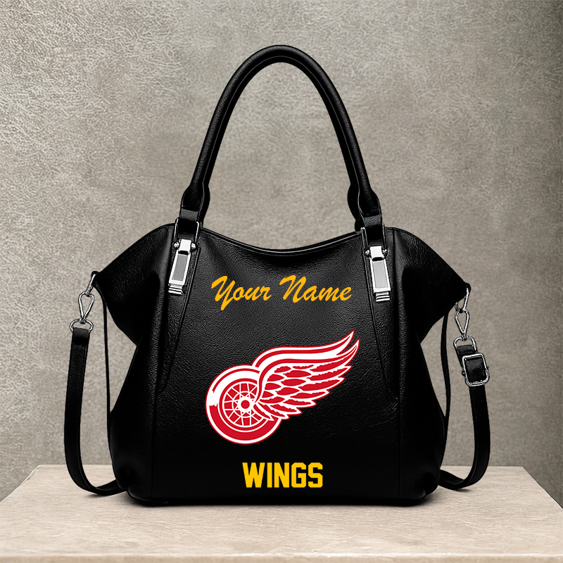 LIMITED EDITION - NEW CUSTOMIZED NHL22 DRW DETROIT RED WINGS SHOULDER HANDBAG