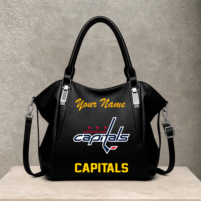 LIMITED EDITION - NEW CUSTOMIZED NHL10 WCP WASHINGTON CAPITALS SHOULDER HANDBAG