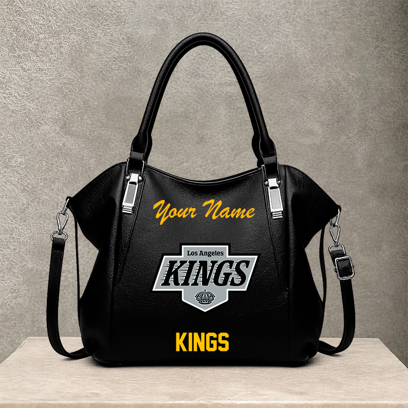 LIMITED EDITION - NEW CUSTOMIZED NHL16 LAK LOS ANGELES KINGS SHOULDER HANDBAG