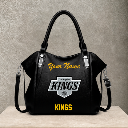 LIMITED EDITION - NEW CUSTOMIZED NHL16 LAK LOS ANGELES KINGS SHOULDER HANDBAG