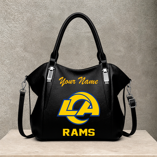 LIMITED EDITION - NEW CUSTOMIZED NFL22 LAR LOS ANGELES RAMS SHOULDER HANDBAG