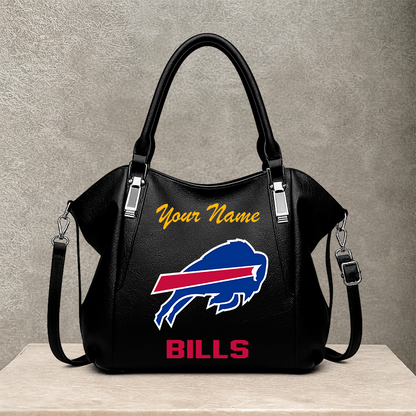 LIMITED EDITION - NEW CUSTOMIZED NFL03 BFB BUFFALO BILLS SHOULDER HANDBAG
