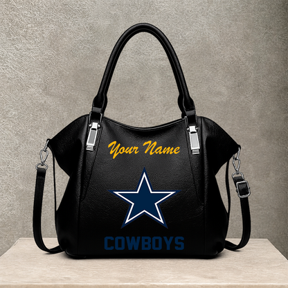 LIMITED EDITION - NEW CUSTOMIZED NFL21 DCB DALLAS COWBOYS SHOULDER HANDBAG