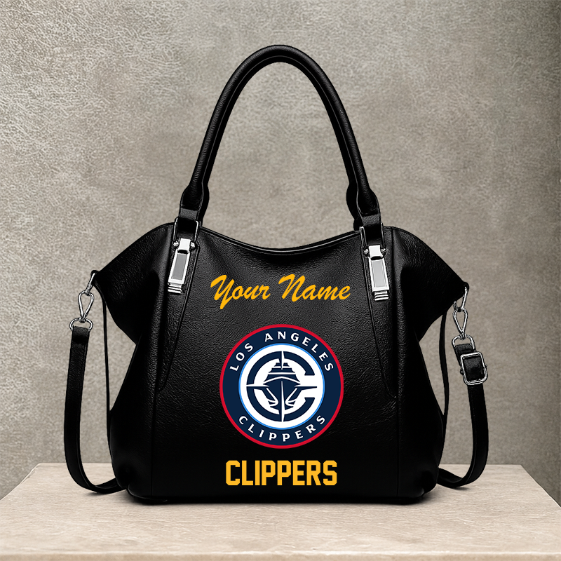 LIMITED EDITION - NEW CUSTOMIZED NBA10 LCL LOS ANGELES CLIPPERS SHOULDER HANDBAG