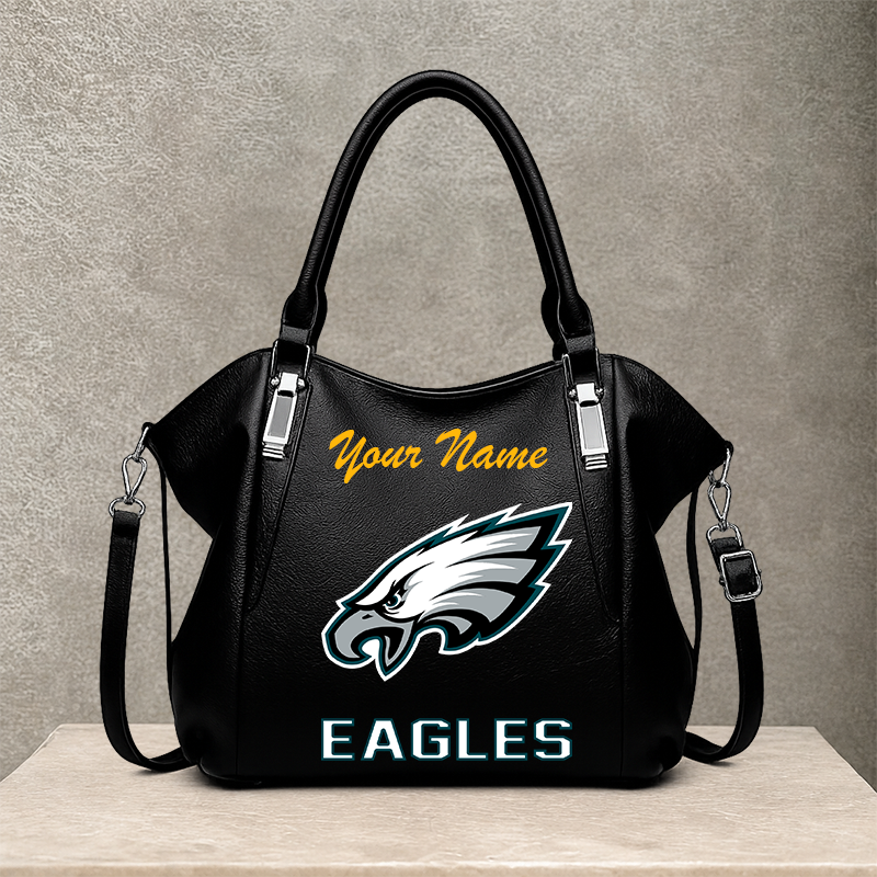 LIMITED EDITION - NEW CUSTOMIZED NFL02 PPE PHILADELPHIA EAGLES SHOULDER HANDBAG