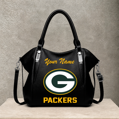 LIMITED EDITION - NEW CUSTOMIZED NFL08 GBP GREEN BAY PACKERS SHOULDER HANDBAG