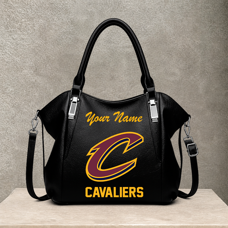 LIMITED EDITION - NEW CUSTOMIZED NBA02 CCA CLEVELAND CAVALIERS SHOULDER HANDBAG