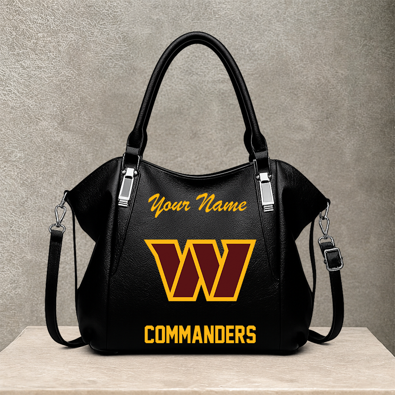 LIMITED EDITION - NEW CUSTOMIZED NFL12 WTC WASHINGTON COMMANDERS SHOULDER HANDBAG