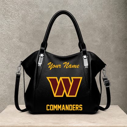 LIMITED EDITION - NEW CUSTOMIZED NFL12 WTC WASHINGTON COMMANDERS SHOULDER HANDBAG