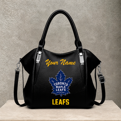 LIMITED EDITION - NEW CUSTOMIZED NHL23 TML TORONTO MAPLE LEAFS SHOULDER HANDBAG
