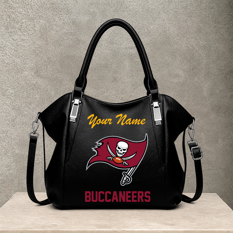 LIMITED EDITION - NEW CUSTOMIZED NFL10 TBB TAMPA BAY BUCCANEERS SHOULDER HANDBAG
