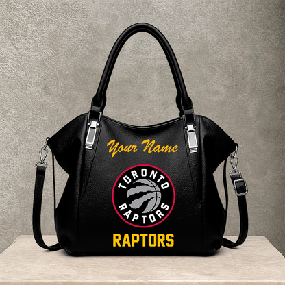 LIMITED EDITION - NEW CUSTOMIZED NBA24 TRA TORONTO RAPTORS SHOULDER HANDBAG
