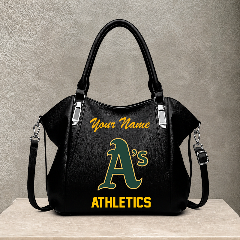 LIMITED EDITION - NEW CUSTOMIZED MLB23 OAS OAKLAND ATHLETICS SHOULDER HANDBAG