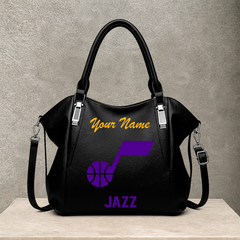 LIMITED EDITION - NEW CUSTOMIZED NBA29 UJZ UTAH JAZZ SHOULDER HANDBAG