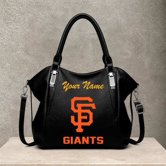 LIMITED EDITION - NEW CUSTOMIZED MLB06 SFG SAN FRANCISCO GIANTS SHOULDER HANDBAG