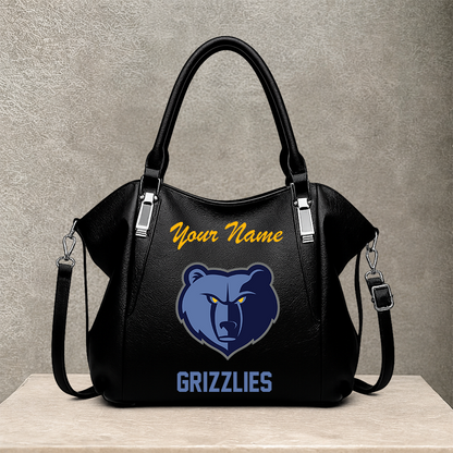 LIMITED EDITION - NEW CUSTOMIZED NBA13 MGR MEMPHIS GRIZZLIES SHOULDER HANDBAG