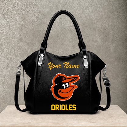 LIMITED EDITION - NEW CUSTOMIZED MLB25 BOS BALTIMORE ORIOLES SHOULDER HANDBAG