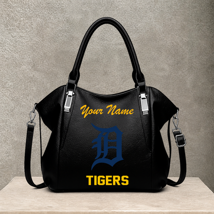 LIMITED EDITION - NEW CUSTOMIZED MLB16 DTS DETROIT TIGERS SHOULDER HANDBAG