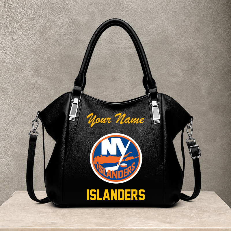 LIMITED EDITION - NEW CUSTOMIZED NHL25 NYI NEW YORK ISLANDERS SHOULDER HANDBAG