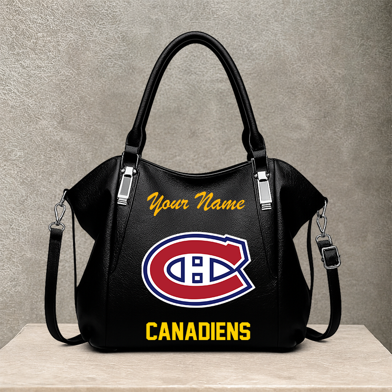 LIMITED EDITION - NEW CUSTOMIZED NHL11 MCD MONTREAL CANADIENS SHOULDER HANDBAG