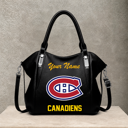 LIMITED EDITION - NEW CUSTOMIZED NHL11 MCD MONTREAL CANADIENS SHOULDER HANDBAG