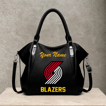 LIMITED EDITION - NEW CUSTOMIZED NBA22 PTB PORTLAND TRAIL BLAZERS SHOULDER HANDBAG
