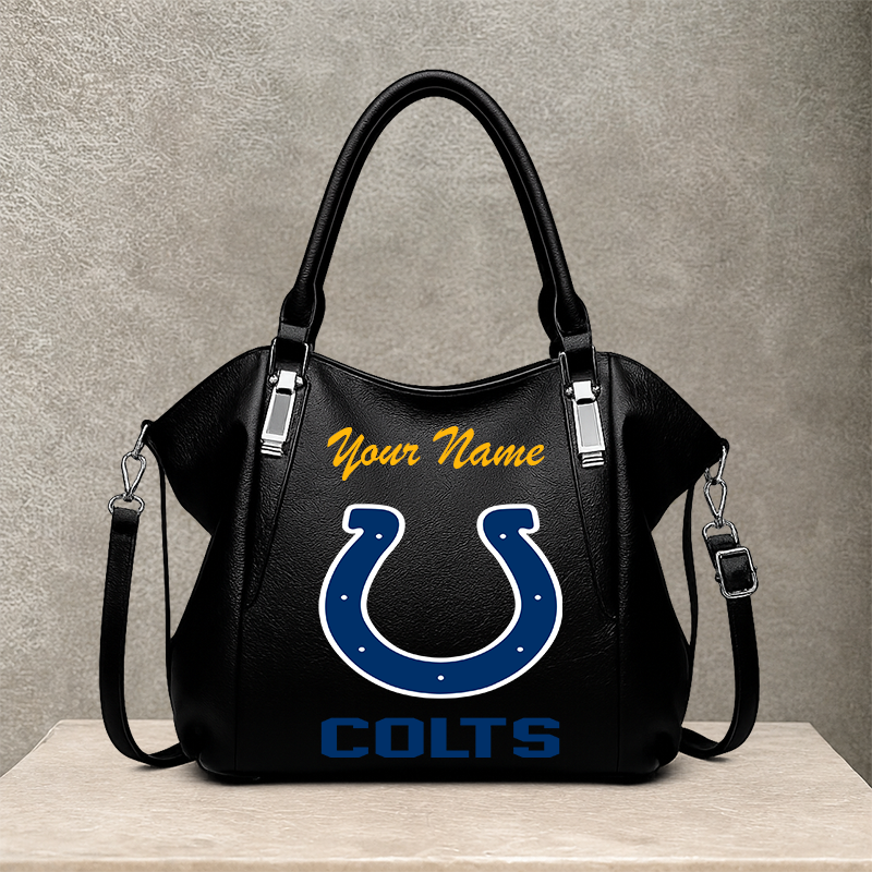 LIMITED EDITION - NEW CUSTOMIZED NFL17 IDC INDIANAPOLIS COLTS SHOULDER HANDBAG