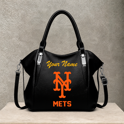 LIMITED EDITION - NEW CUSTOMIZED MLB17 NYM NEW YORK METS SHOULDER HANDBAG